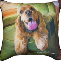 Cocker Smile 18" Pillow