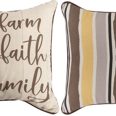 Farm Faith Family Pillow