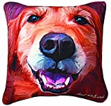 Nutmeg Golden Retreiver 18" Pillow