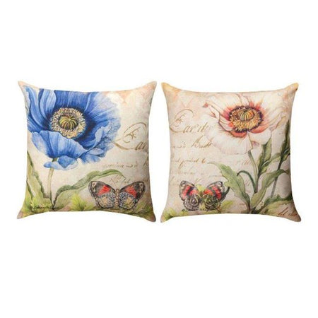 Harlequin Poppy 18" Pillow