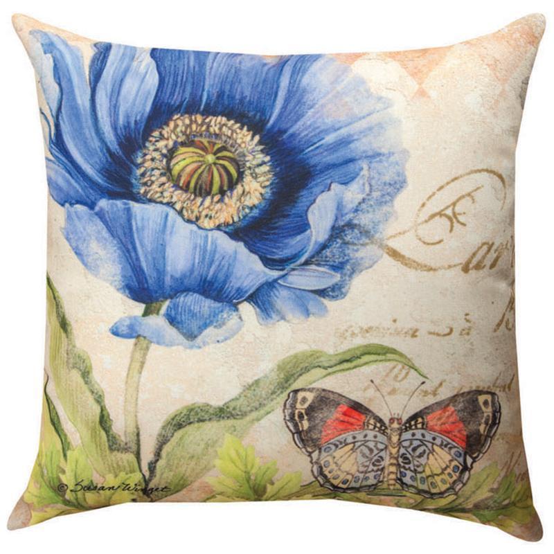 Harlequin Poppy 18" Pillow