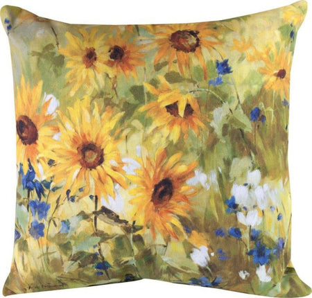 Sunflower Fields Pillow
