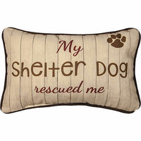 My Shelter Dog Rescued Me Pillow