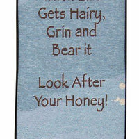 Advice from a Bear 9x41 Wall Hanger