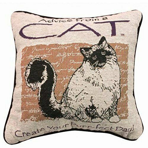 Advice From A Cat Pillow