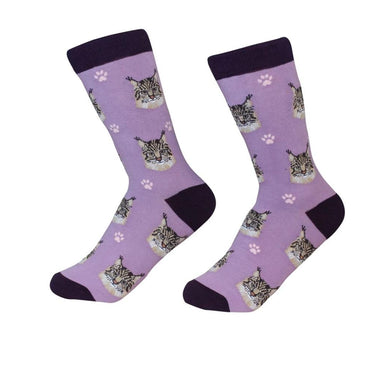 Maine Coon Cat Socks