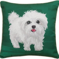Maltese Dye 18" Pillow