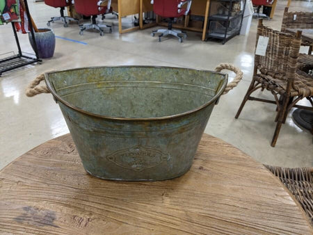 Metal Bucket Planter Large