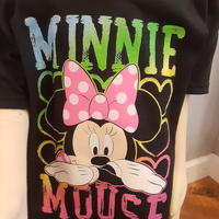 Minnie Mouse Black T Shirt