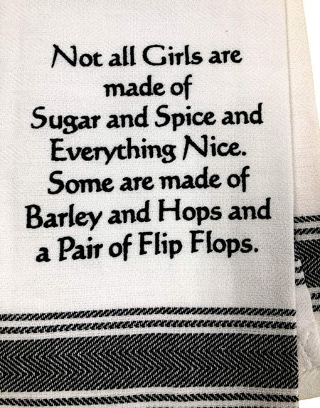 Not All Girls Tea Towel