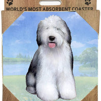 Old English Sheepdog Coaster