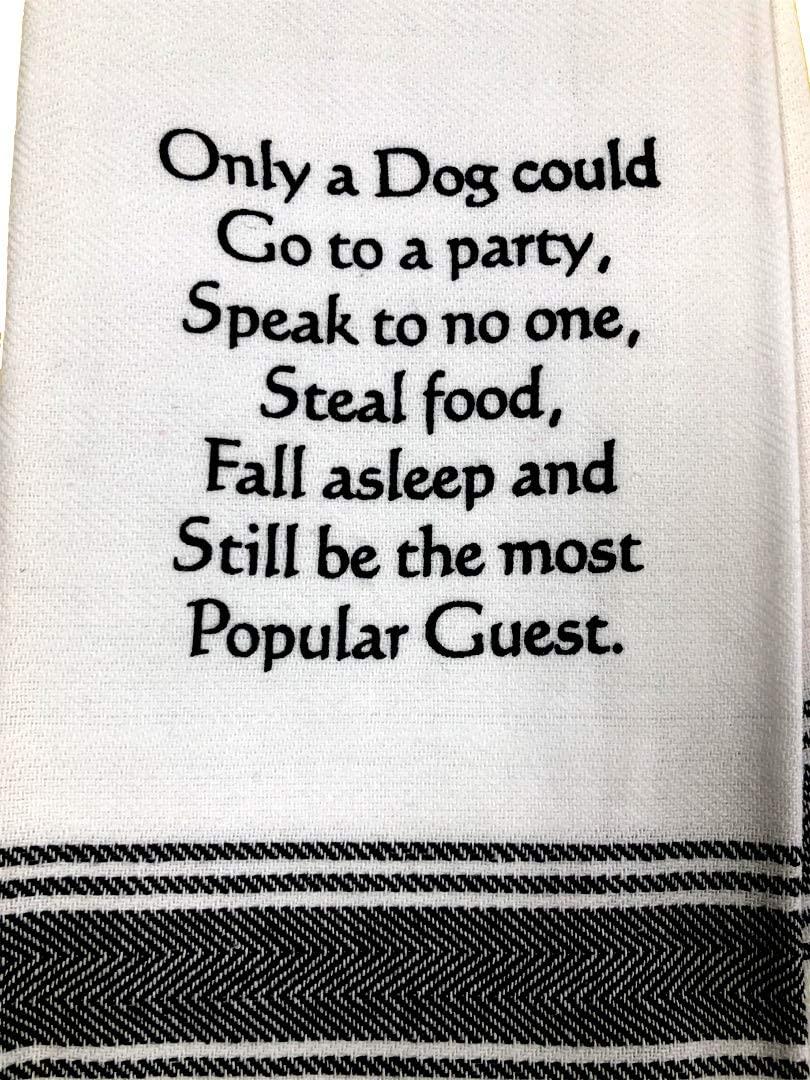 Only A Dog Tea Towel