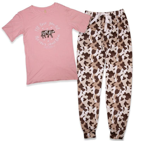 PJ T-Shirt Set- Cow