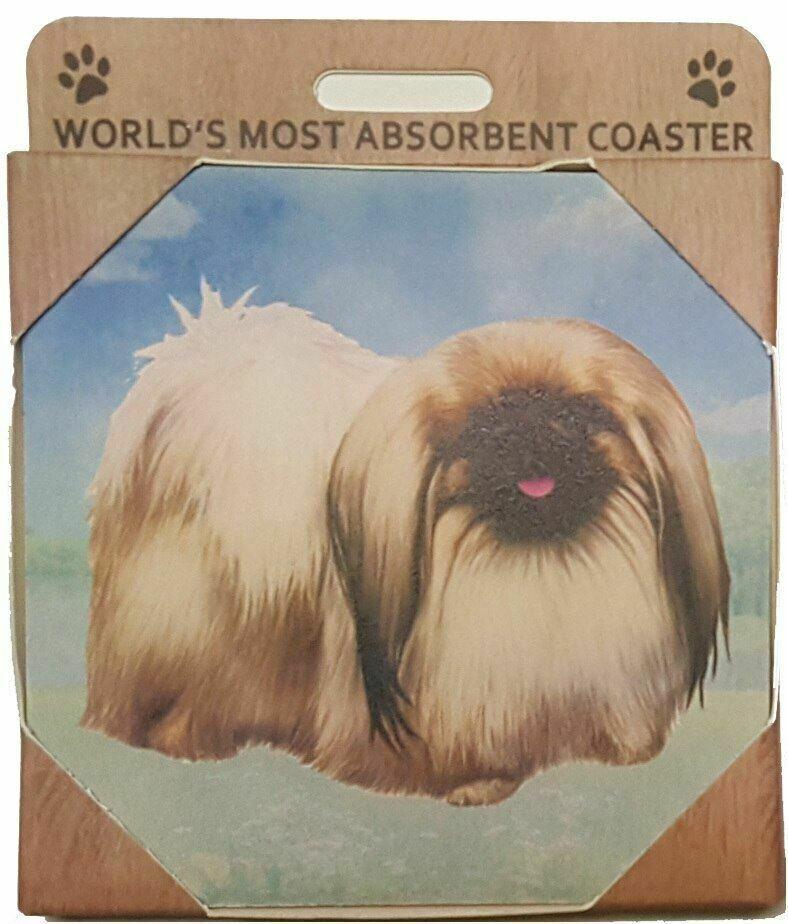 Pekingese Coaster Sq.