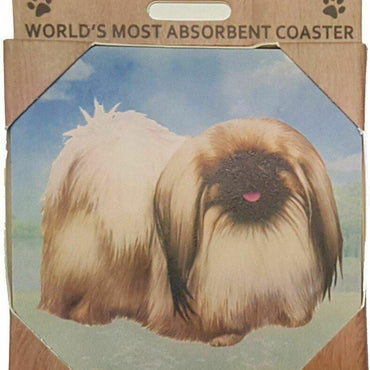 Pekingese Coaster Sq.