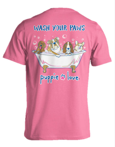Puppie Love: Wash You Paws- Medium
