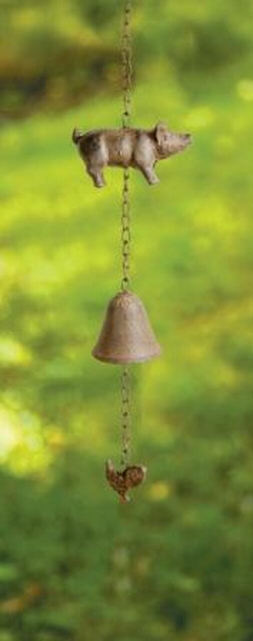 Piggy Cast Iron Bell