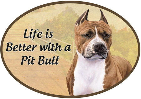 Pit Bull Car Magnet