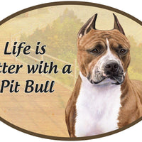 Pit Bull Car Magnet