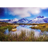 Polyester Mountains Print