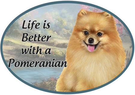 Pomeranian Car Magnet