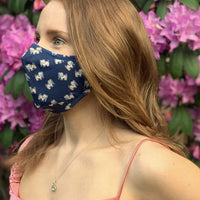 Puppie Love- Navy Pup Mask