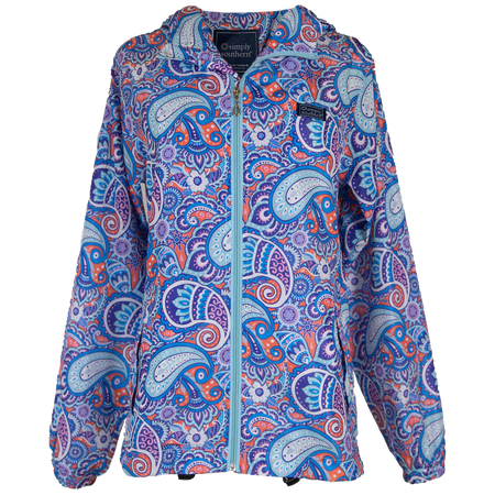 Rain Zip Jacket Paisley Large