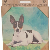 Rat Terrier Coaster Sq.