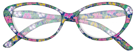 Reading Glasses Hibiscus Flowers