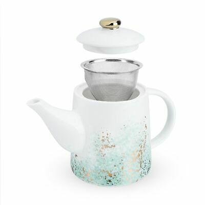 Reese Blue Ceramic Teapot & Infuser