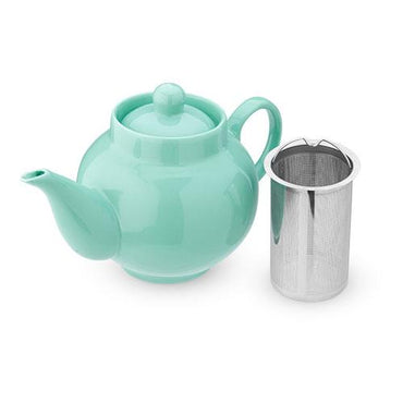 Regan Green Ceramic Teapot & Infuser