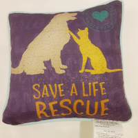 Rescued Save A Life Pillow
