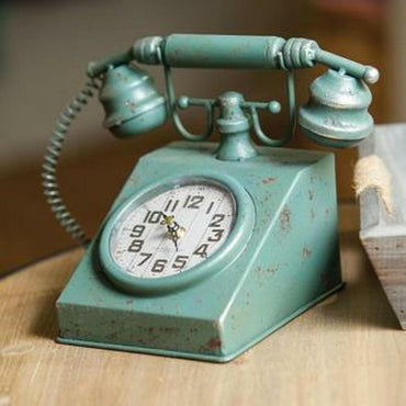 Retro Telephone Table Clock