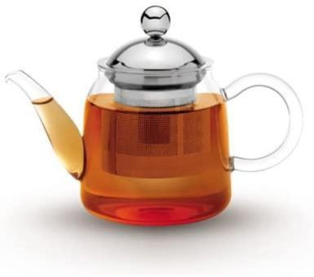 Ruby Glass Teapot