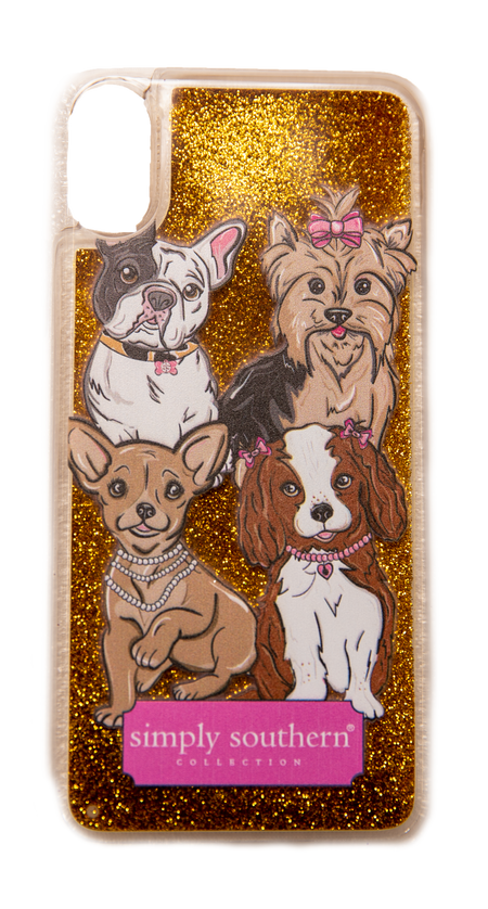 Dog Gold Sparkle Phone Case