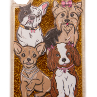 Dog Gold Sparkle Phone Case