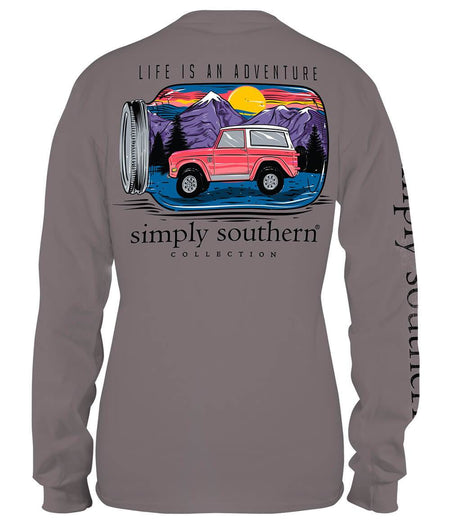 Simply Southern Life is an Adventure/Jar Steel Shirt XL