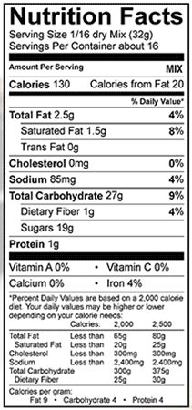 Gluten Free Brownie Mix