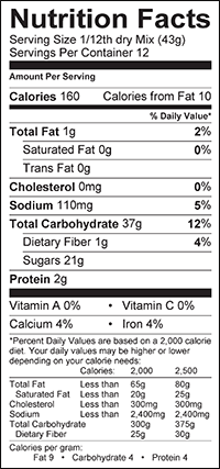 Cinnamon Sugar GF Doughnut Mix