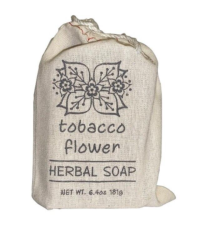 tobacco flower soap Bar and Shea Butter TOBACCO FLOWER Exfoliating Soap - Sizes of sporangia