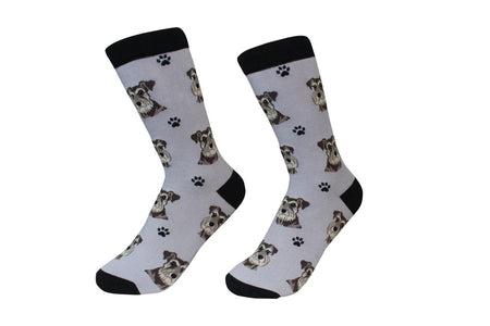 Schnauzer Uncropped Socks
