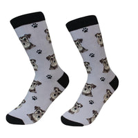 Schnauzer Uncropped Socks