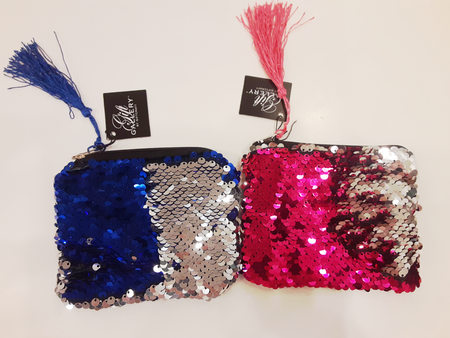 Sequin Coin Pouch- Zipper