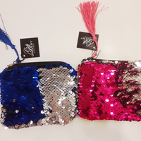 Sequin Coin Pouch- Zipper