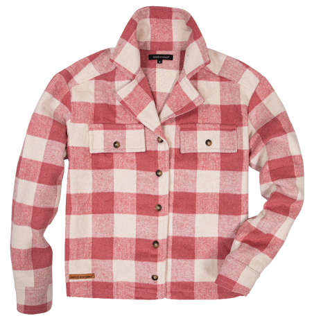 Shacket Jacket- Buffalo Pink