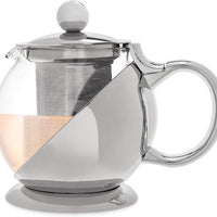 Shelby Stainless Steel Wrapped Teapot & Infuser by Pinky Up