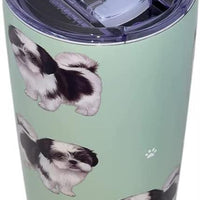 Shih Tzu Black Tumbler