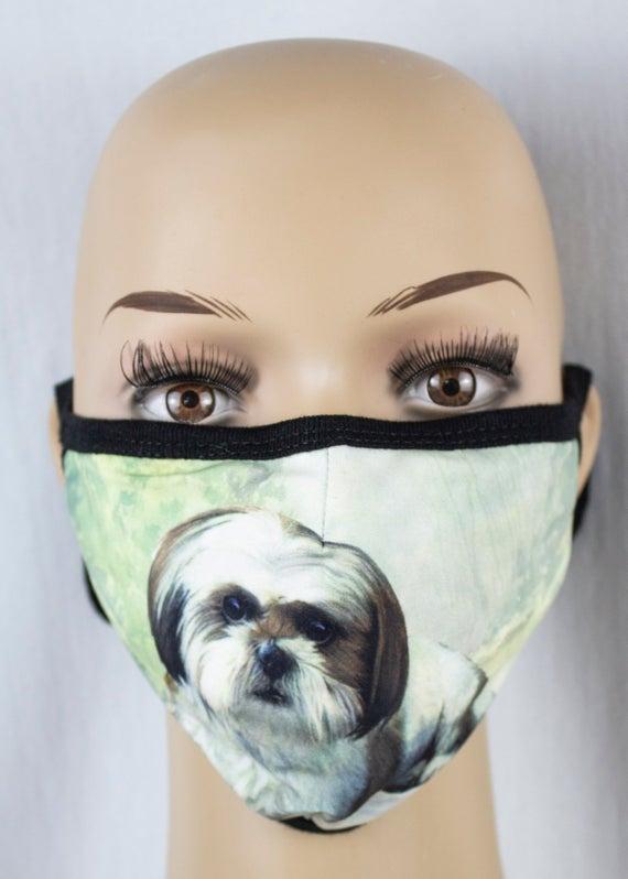 Shih Tzu Tan/White Face Mask