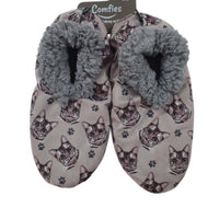 Silver Tabby Slippers