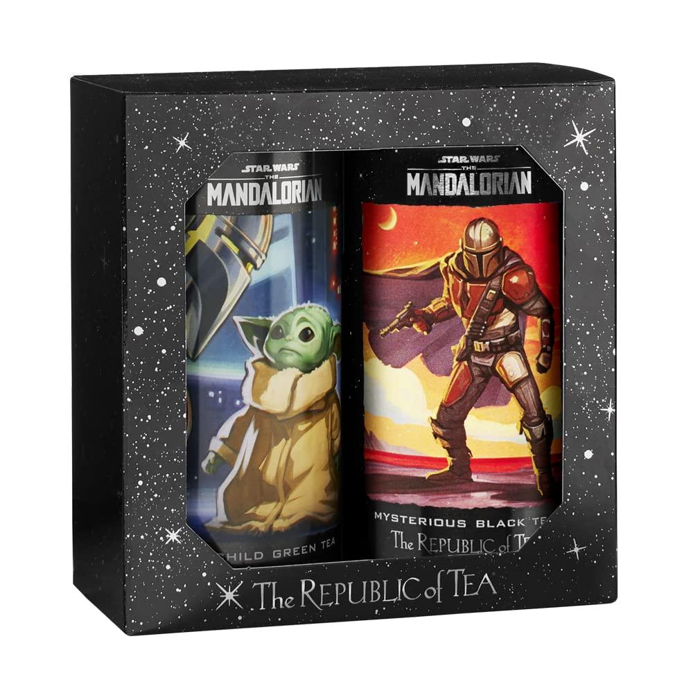 Star Wars The Mandalorian: Mysterious Black & Child Green Teas, 2 Tin Combo Pack